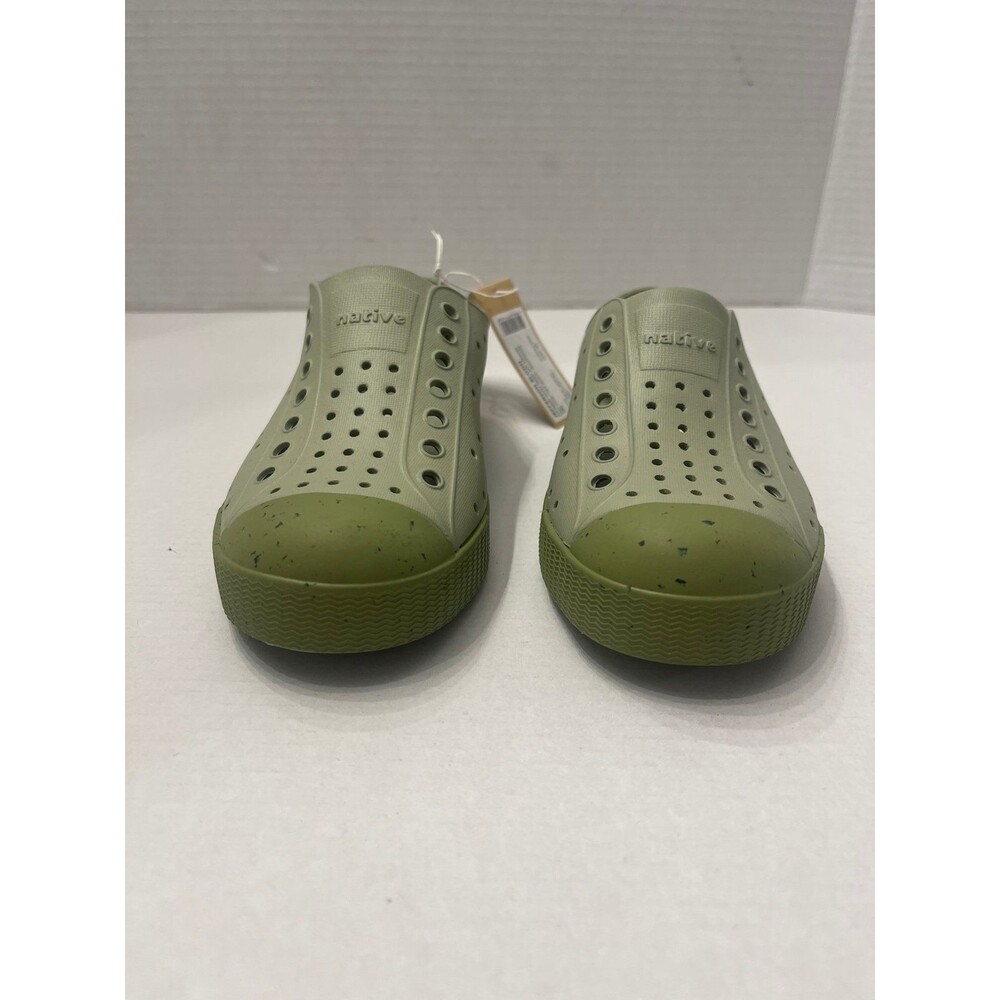 Native Shoes Kids Unisex Jefferson Bloom Size 12 Green New With Tag - Picture 2 of 11